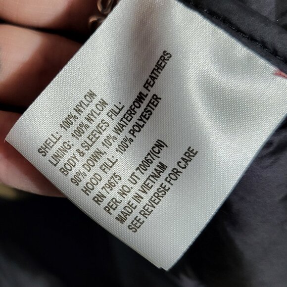 MICHAEL KORS GOOSE DOWN HOODED PUFFER JACKET SZ S - Picture 7 of 7